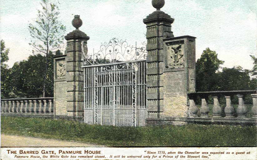Panmure Estate - A Postcard of "The Barred Gates"